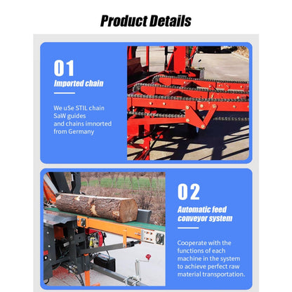 35-Ton Hydraulic Log Splitter with V-Tray Support – Rugged Wood Processing Machine for Heavy Timber Reduction, Firewood Supply Operations, and Industrial Wood Prep