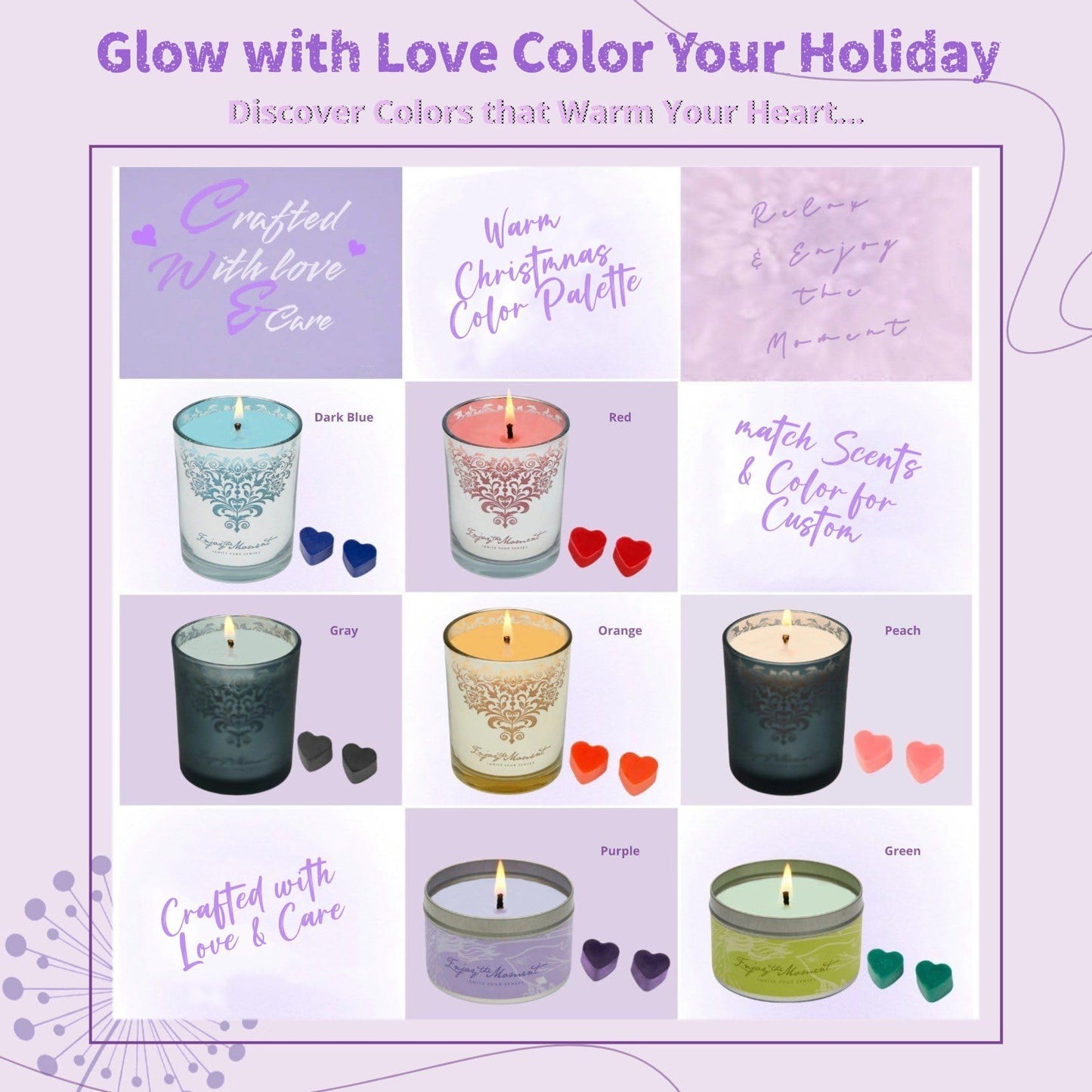 RU HANDMADE DIY Candle Making Kit for Adults – Soy Wax Candle Kit for Beginners, Make 7 Full-Size Candles with 7 Gift Boxes, 1120g Wax, 7×10ml Fragrance Oils, 4 Glass 7oz Jars & 3 Tins