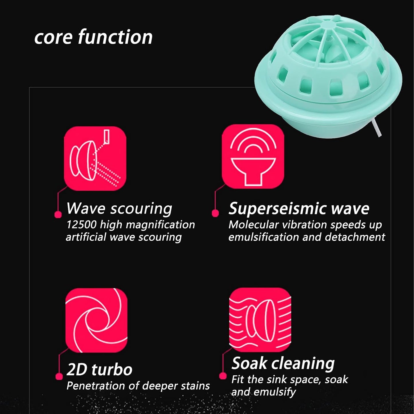 Mini Portable Single Dish Automatic Dishwasher, USB-Powered with Suction Cup for Kitchen, Green