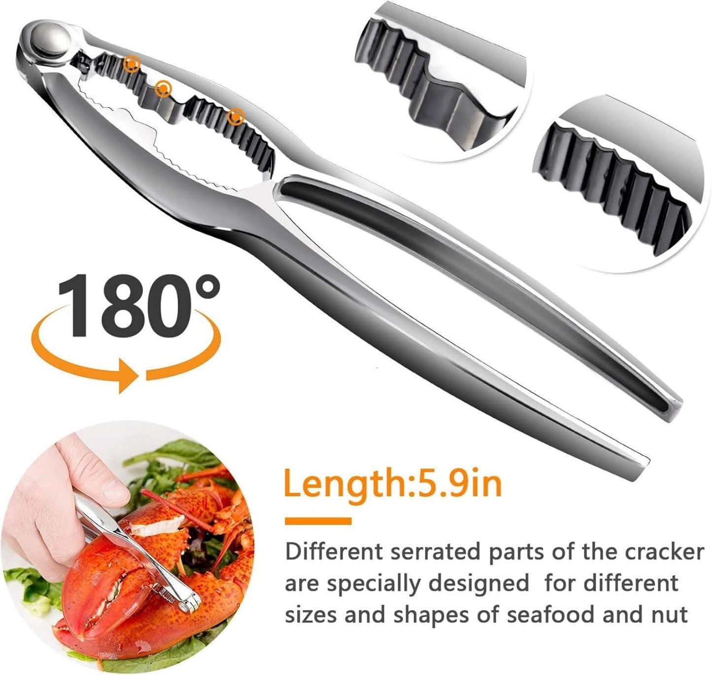 YWHWXB 19 Set, Set, 4 4 4 4 2 1 Pcs Seafood Tools Crab Crackers And Tools Include Crab Crackers, Shellfish/Seafood
