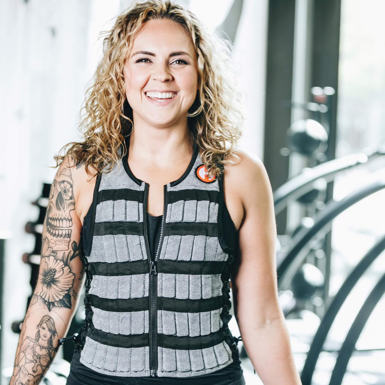 Hyperwear Hyper Vest PRO Adjustable Weighted Vest for Men and Women — Running, Walking, HIIT, Bone Density & Osteoporosis Exercise — No-Bounce Steel Micro-Weights, Slim Fit - Medium Size, Gray, 10 lb