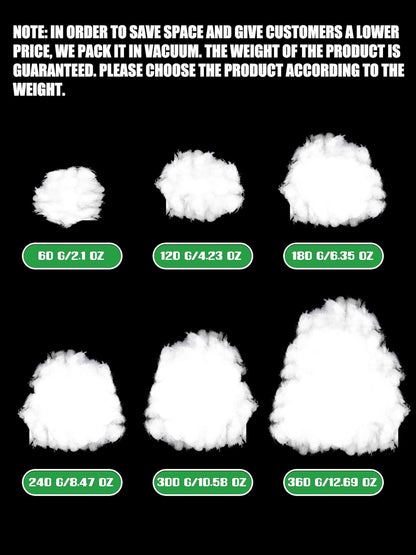 Riakrum Fake Snow Decor - Fluffy Artificial Cotton Snow for Winter Mantle | 360g Indoor Decoration