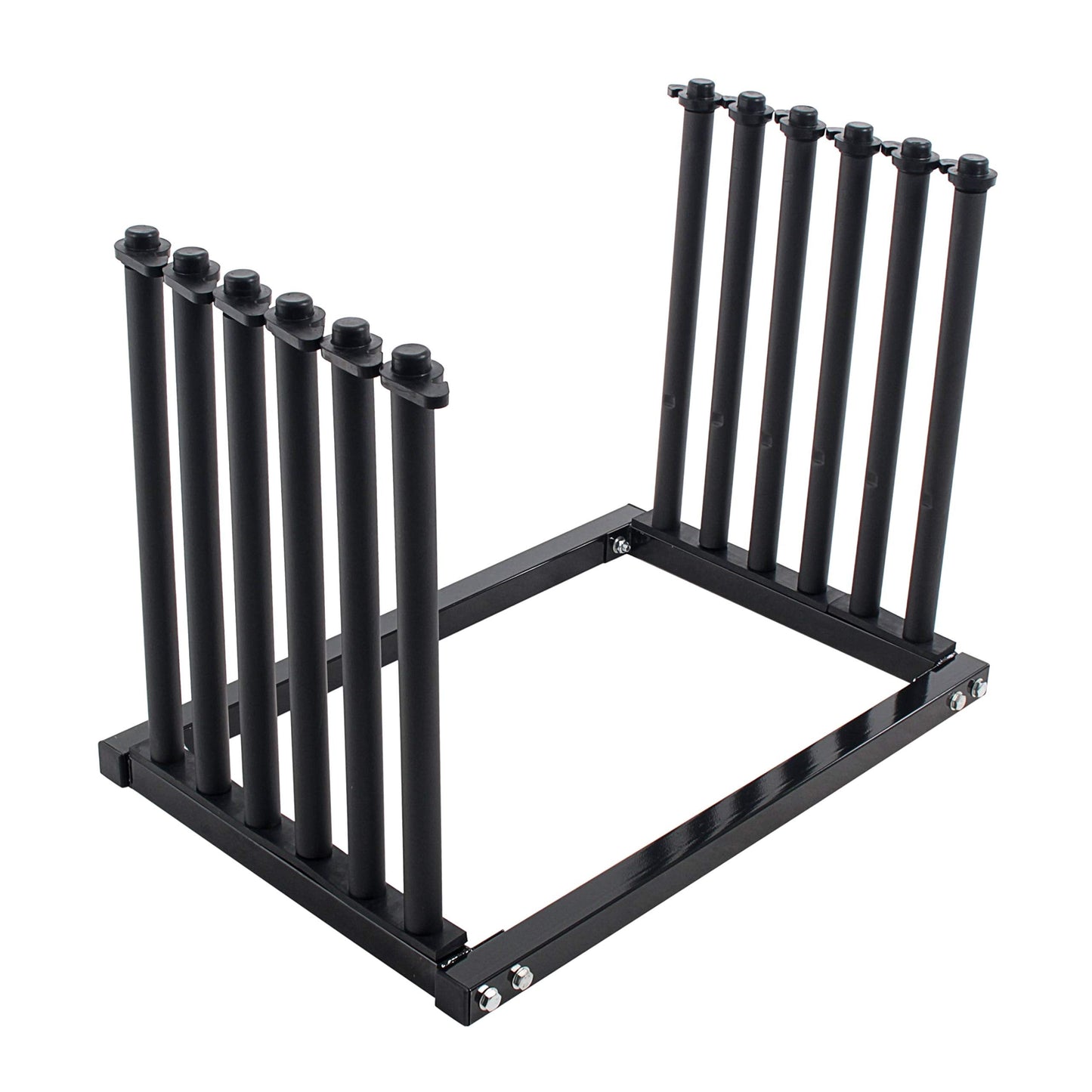 TCP Global 5-Lite Truck Bed Windshield Rack - Mobile 5 Slot Auto Glass Cargo Protection Management Rack - Safety Rubber Foam Pads, Mast Locks - Replacement Windshield Window Holder
