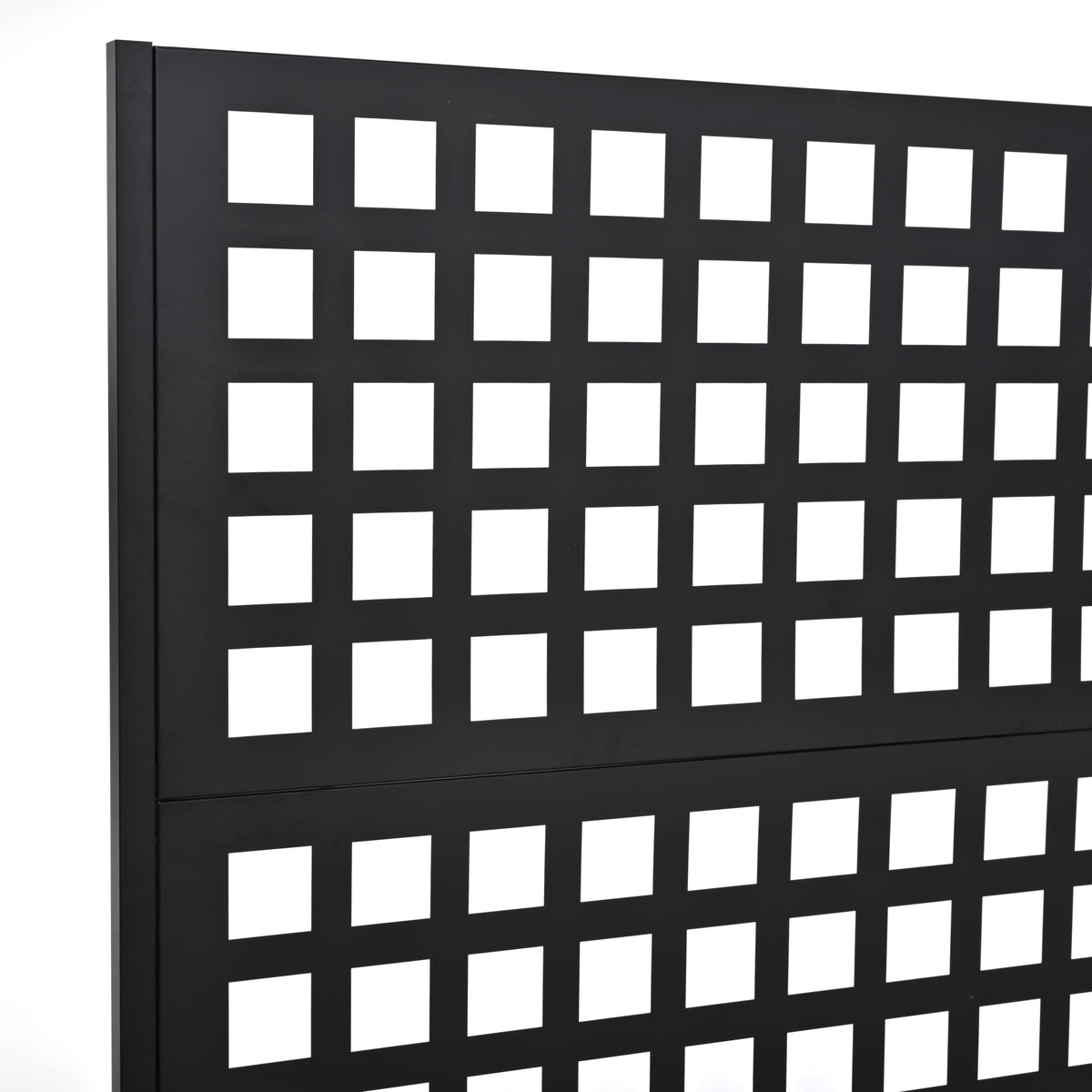 KEIKI 73"x47"x16" Planter Trellis Box with Wheels, Metal Outdoor Resin Raised Garden Bed for Climbing Plants, Large Weather-Resistant Design, Black