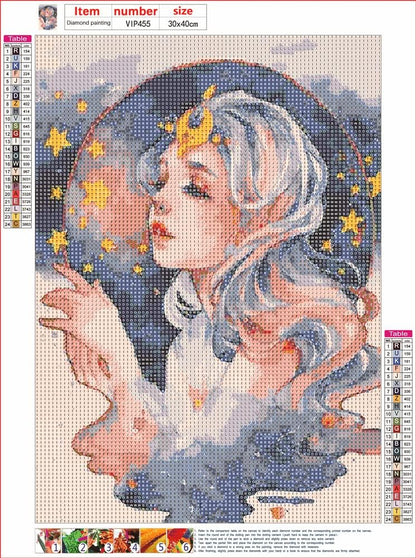 MMAHD 5D DIY Diamond Art Painting Kits for Adults,Flower Feast Girl Full Drill Embroidery Paintings Rhinestone Pasted DIY Painting Cross Stitch Arts Crafts for Home Wall Decor 11.8×15.8Inches