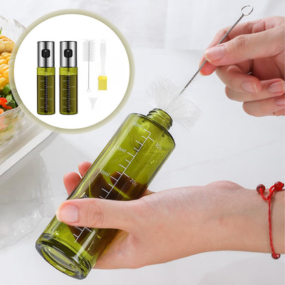 Gyinere 2 Pcs Oil Sprayer For Cooking,Olive Oil Sprayer,Light-Proof 100ml Food Oil Dispenser For Kitchen,For Kitchen Gadgets, Air Fryer,Salad, Frying,Bbq