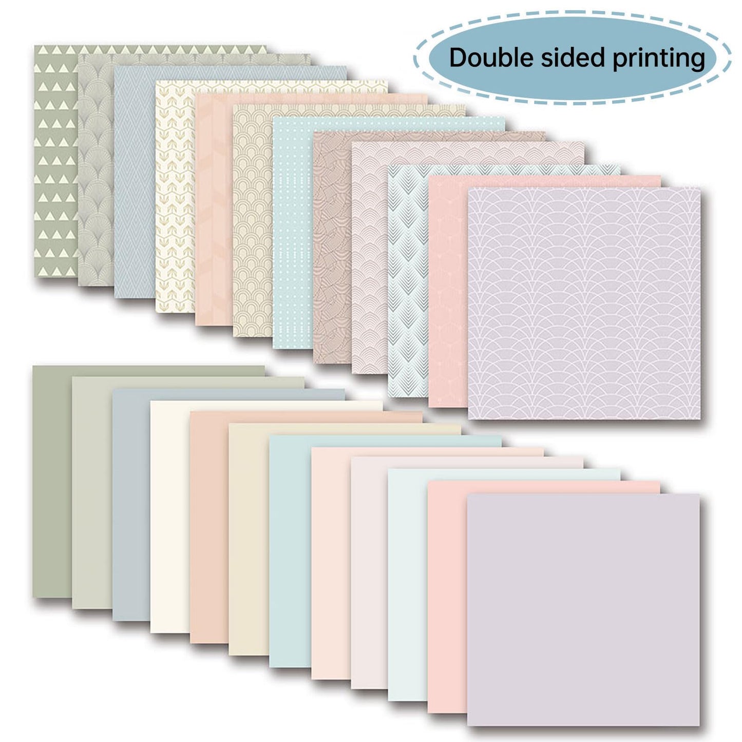 12"X12" Boho Scrapbook Paper, Double sided printing 13.76 oz/390 g, 24 Sheets DIY Origami Decorative Craft for Card Making Background Origami Decopage Decorative Scrapbooking Supplies (Boho1)