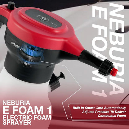 Neburia Electric Foam Sprayer - Cordless 2000mAh Battery Pump for Car Detailing & Home Cleaning | 3 Nozzles Included