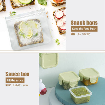 DearHomie Bento Box Upgrade Japanese Lunch Box Kit,3 Layer Stackable Leakproof Lunch Box Containers with Accessories,Wheat Straw Bento Lunch Box for Kids and Adults