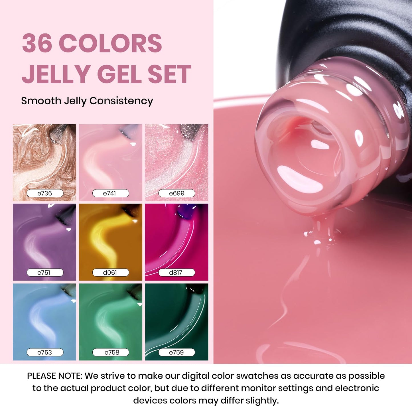 Beetles Cat Eye Gel Polish Set - 24Pcs 20 Colors Glitter Dark Color Changing Gel Nail Polish Kit with Base Gel Glossy Matte Top Coat Soak off UV DIY Nail Art Salon Ombre Black Nails Gift