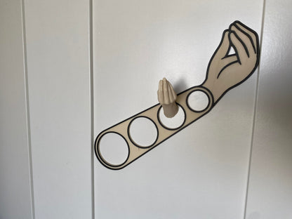 Italian Hand Gesture Spaghetti Portion/Measure Tool - Accurate Pasta Serving Size Guide, Unique Kitchen Gadget, Pasta Portion Tool