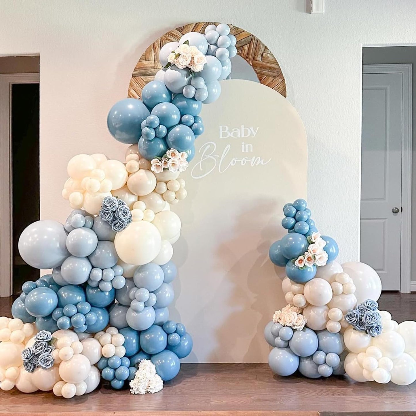 Regine Switzerland Dusty Blue Balloons - 12 Inch Slate Blue | 50pcs for Bridal Shower & Baby Reveal