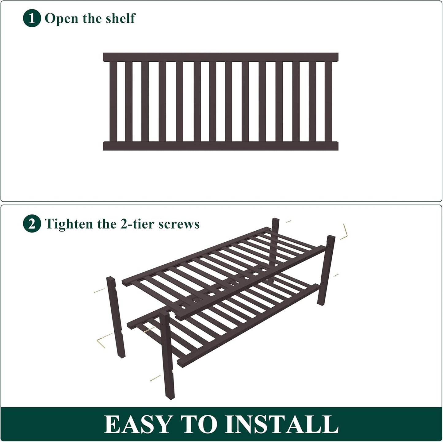 2 Closet, Smiry Shoe Rack, Tier Thick Bamboo Shoe Organizer, Stackable Free Standing Wooden Shoe Storage Shelf