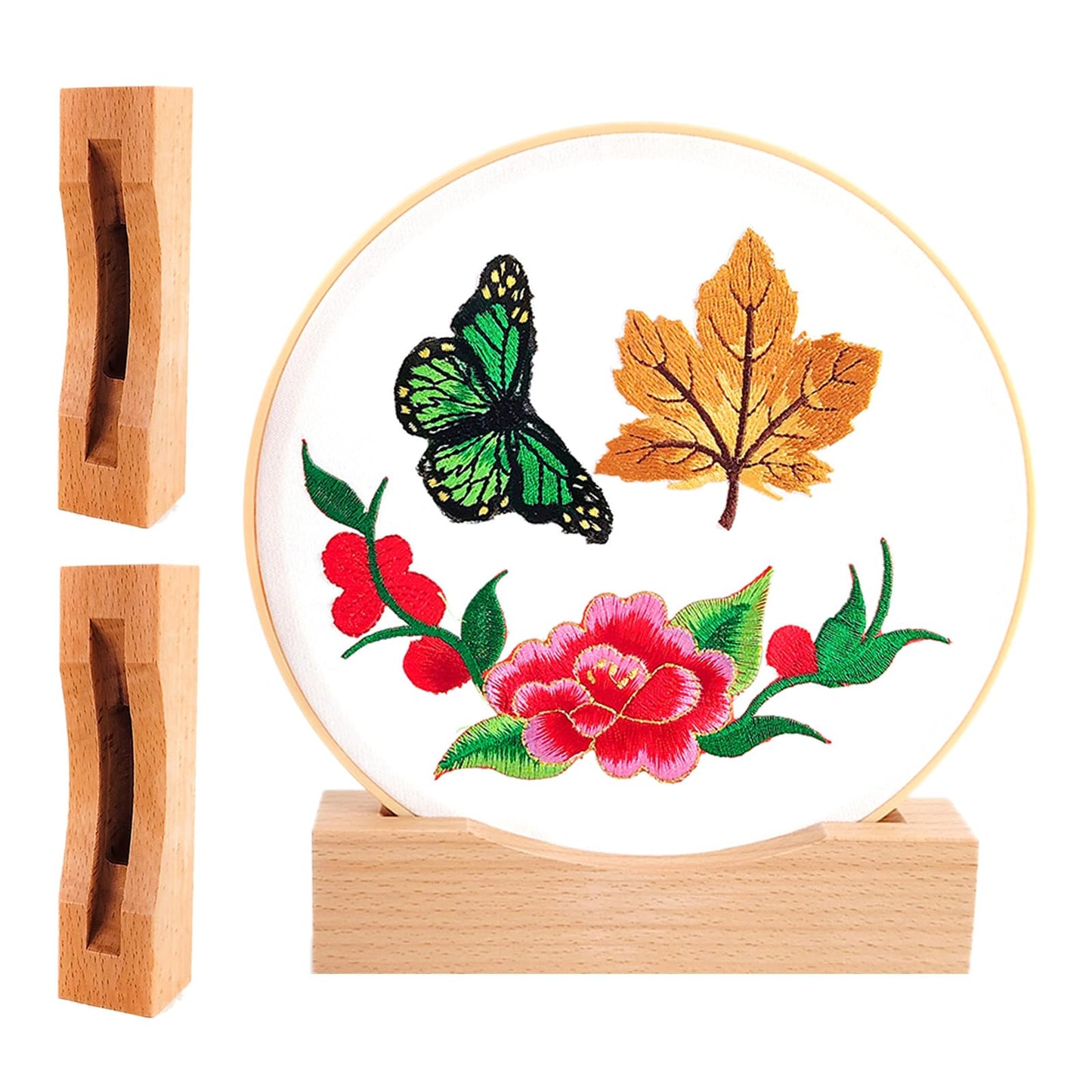 Embroidery Hoop Display Stand 3Pack Suitable Embroidery Hoop Frame,Cross Stitch Stand Base Embroidery Display Stand Display Cross Stitch Hoop Frame Stand (Suitable 7-9.6IN Frame)
