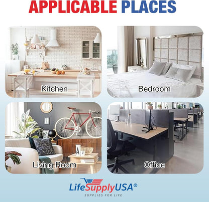 LifeSupplyUSA True HEPA Filter Replacement for Hunter Air Purifier Models 30610, 30611, 40882, 40884, 408841