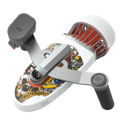sublue Tini Underwater Scooter with Action Camera Mount Detachable Modular for SUP Paddle Board 2 Gear Speed 45 Minutes Swimming Pool Diving Snorkeling