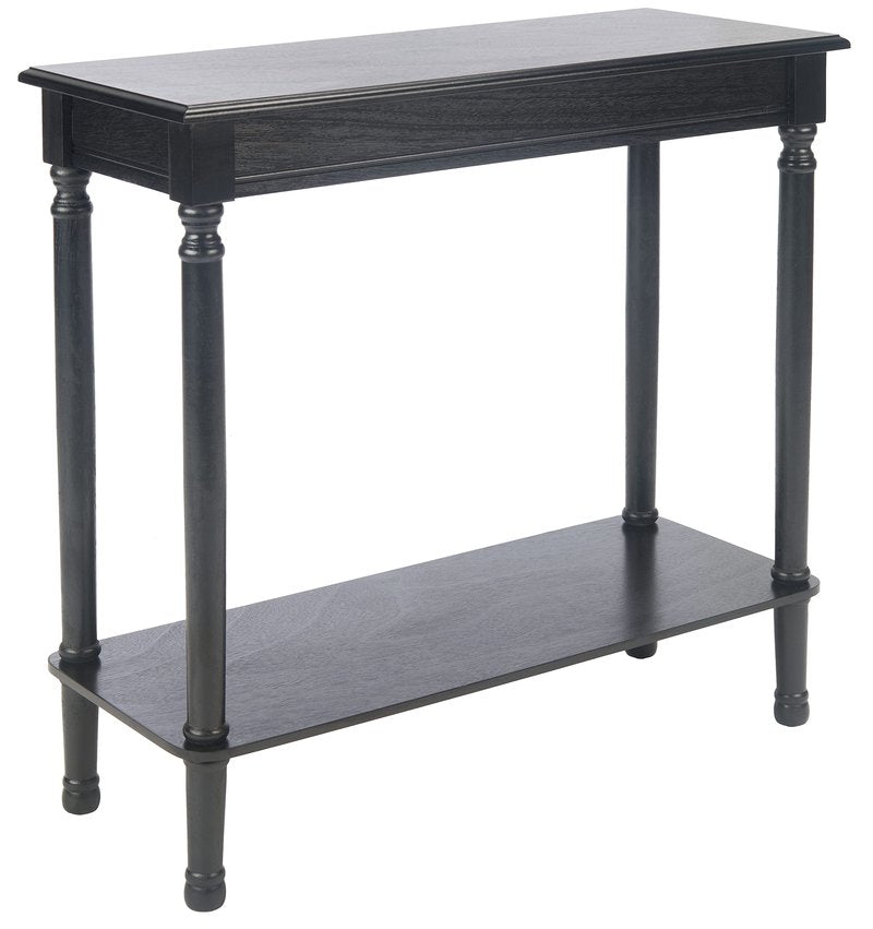 Safavieh Home Collection Tinsley Greige Rectangular Bottom Shelf Console Table