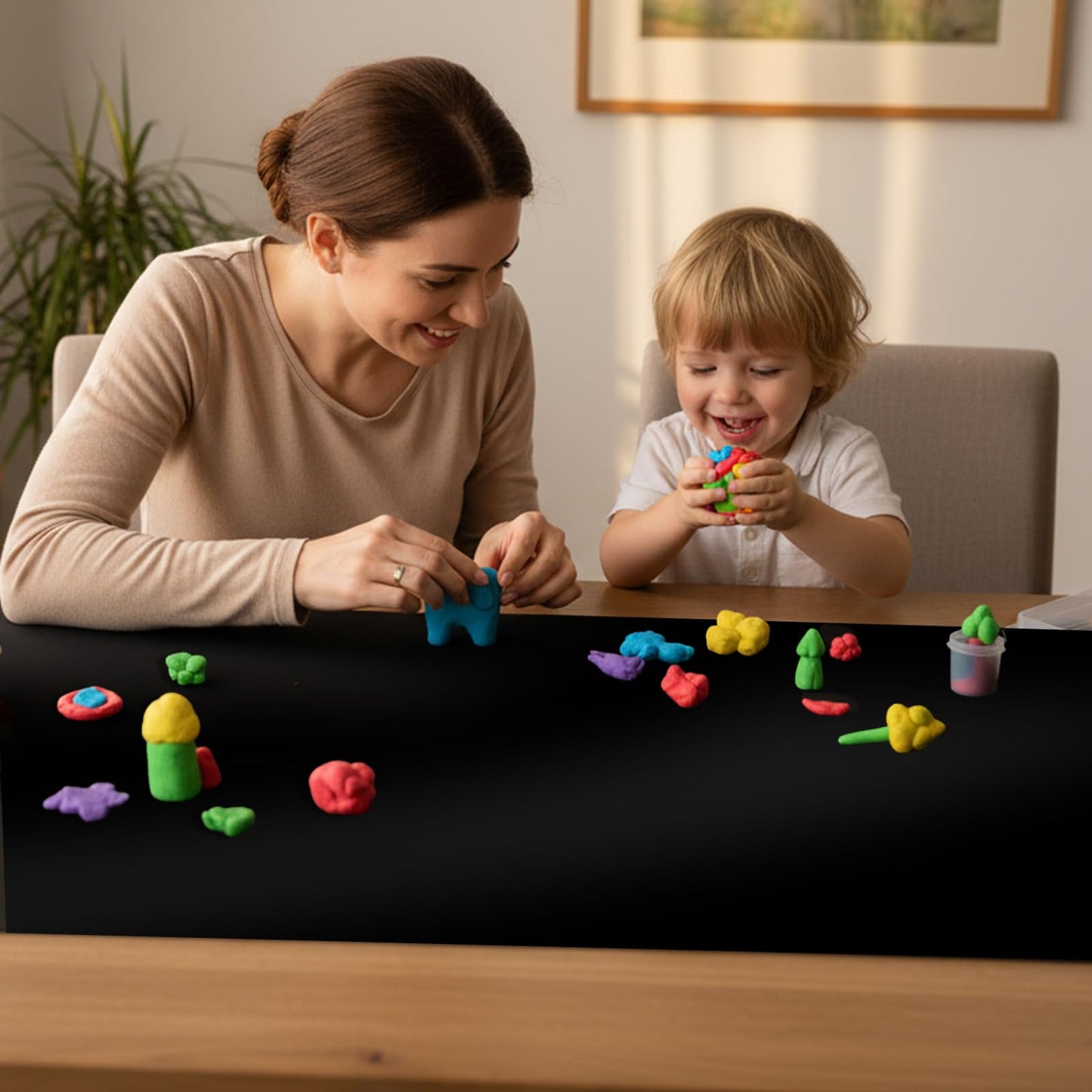 2 Pack Extra Large Silicone Mat Place Mats Table Protector Craft Heat Resistant Mat for Kitchen, Painting