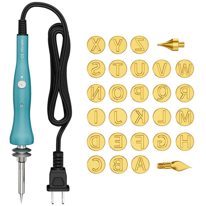 Wood Burning Tool,60W Soldering Iron with 33pcs Interchangeable Tips,38-in-1 Adjustable Temperature,Solder Wire,Stand,Pump,Soldering Wood Burning Kit