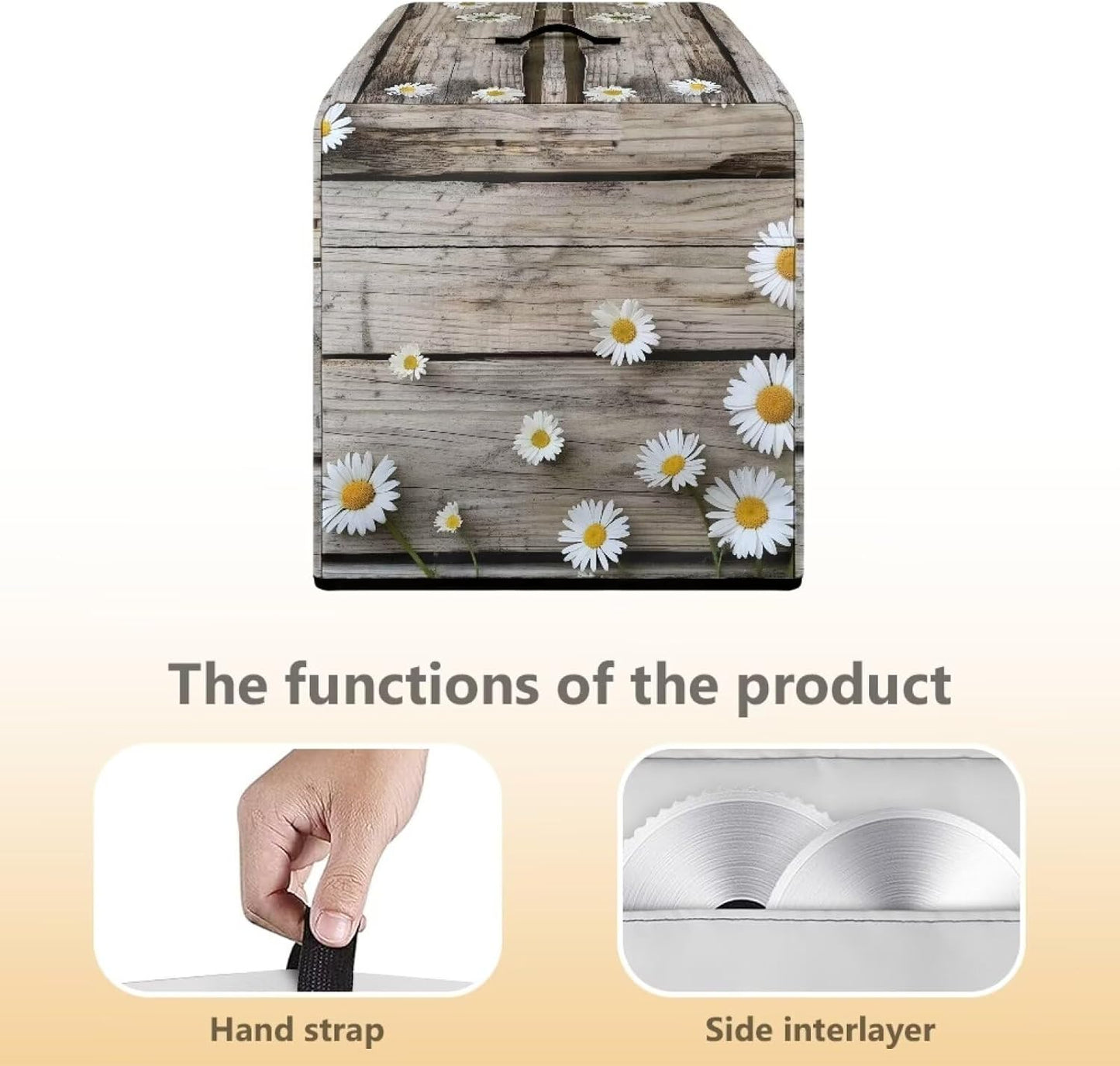 Food Deli Slicer Machine Cover, Washable Dust-Proof Protective Bag for Home Kitchen Use, 16" L x 13" W x 13" H