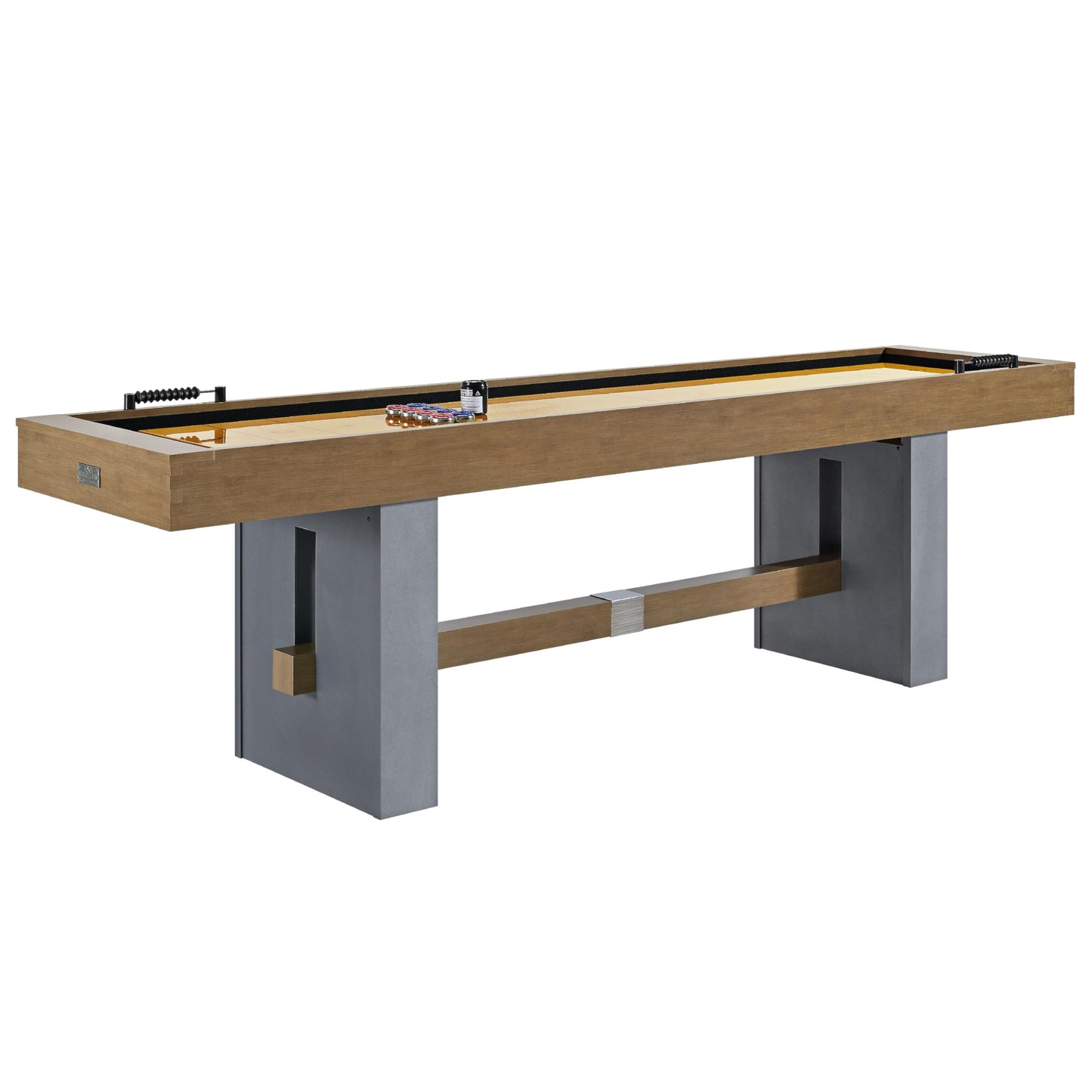 Barrington Billiards 9' Urban Shuffleboard Table with Scratch-Resistant Playfield and 8 Puck Set
