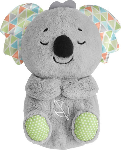 FISHER-PRICE BABY Toy Soothe 'n Snuggle Koala Plush Sound Machine with Customizable Music Lights & Breathing Motion for Newborns 0+ Months
