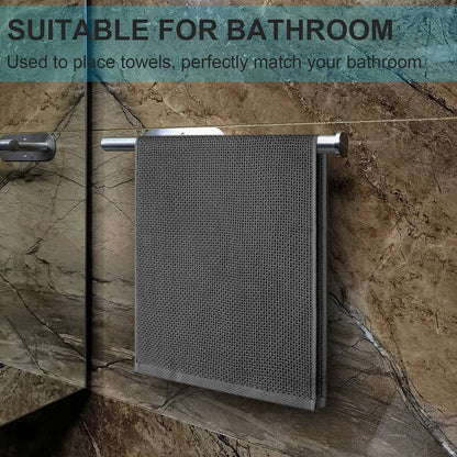 CUXIXA Paper Towel Holder Under Cabinet 2 Pack,Stainless Steel Paper Towel Holder Wall Mount for Kitchen, Bathroom, RV, Paper Towel Rack with Self Adhesive and Screws (Silver)