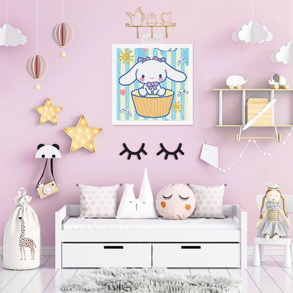 Sretoul 4 Pack Cartoon Diamond Art Kits for Kids-4 Pack Diamond Art Painting for Kids, 7 Year Old Girl Birthday Gifts 6X6 Inch