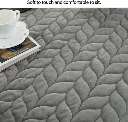 JeogYong Thick Plush Bay Window Mat, Non-Slip Crystal Velvet Cushion Pad for Indoor Tatami Sofa Decor, Modern Windowsill