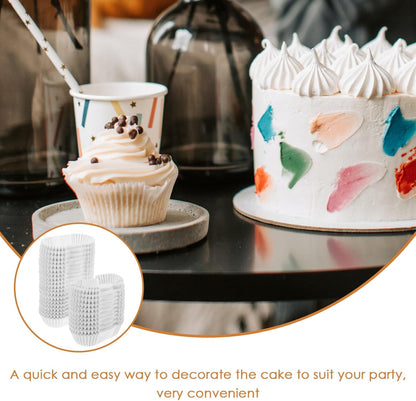 1000 Pcs Boat Shape Paper Cups - Small Oval Cake Baking Cups, Loaf Bread Liners, Cupcake Liners for Muffins and Snacks