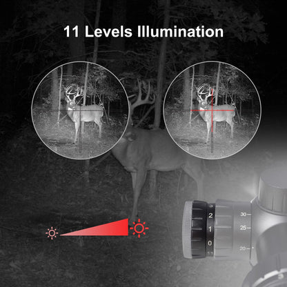 oneleaf.ai Commander NV100 Plus 3-12 X 56 Day & Night Vision Rifle Scope