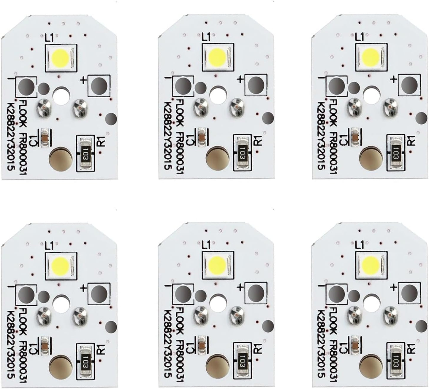 WR55X11132 Refrigerator LED Light Replacement Part by Gattaidar Compatible with GE Refrigerator WR55X26486 WR55X30602