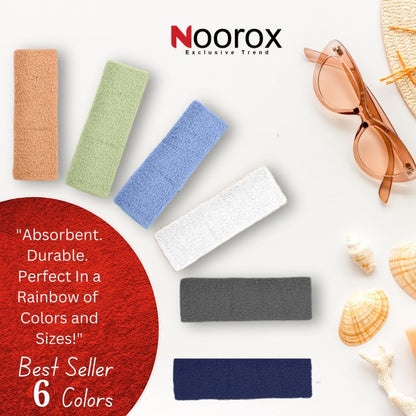12x12 Inch Pack 24 Washcloths of Soft, Absorbent, Quick-Dry Cotton Towels for Bath, Gym, Hotel & Salon