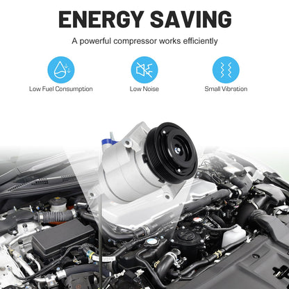 New AC Air Condition Compressor w/Clutch for Chevrolet Camaro (for LS LT Models Only) 3.6L 2010 2011 2012 2013 2014 2015, 1522219 1222219 92229740