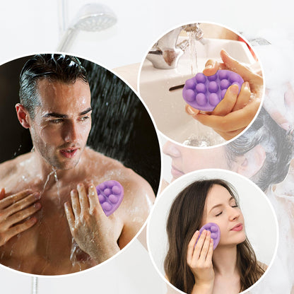 2Pcs Silicone Massage Bar Soap Molds, Handmade Soap Molds for Soap Making, 3D Hair Comb Ice Mold Scalp Massager, Hair Brush Soap Bar Silicone Mold, Food Grade Soap Mould Massage Moulds