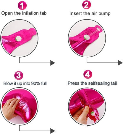 Number 9 Balloon by [Brand Name] - 40 Inch Hot Pink Giant Birthday Decoration for Girls
