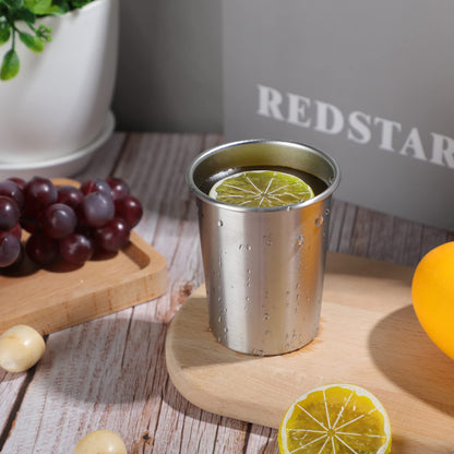 Honeydak 20 Pieces 8 oz Stainless Steel Pint Cups Unbreakable Stackable Metal Mint Julep Cups Reusable Shatterproof Drinking Glasses for Kids Adults Travel Camping Outdoor Home Bar Restaurant