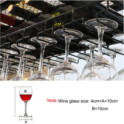 47.2IN Ceiling Wine Glass Rack with light, Acrylic Hanging Wine Rack with Glass Holder and Transparent Shelves, Wine Bottle Holder Goblet Stemware Racks Modern Home Bar Coffee Decor Rack(120CM)