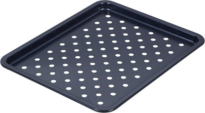 Wilton Diamond-Infused Nonstick Baking Set - 4 Piece Navy Blue Bakeware for Small Batches, Durable & Dishwasher Safe
