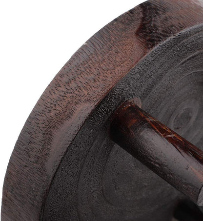 Wood Potted Plant Stand, Solid Wood Mini Stool Display for Vintage Round Rack Flower Pot Holders