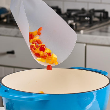 Disposable Cutting Board Sheets - 11"x14" Flexible Plastic Mats (8 Pack)