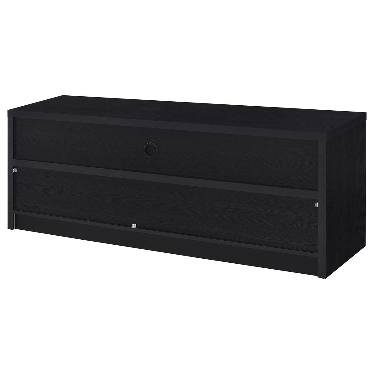 Coaster Home Furnishings Rutland 59-Inch TV Stand and Media Console Black, 3-Drawer Entertainment Center