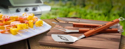 YouTheFan NFL Philadelphia Eagles Classic Series 3-Piece BBQ Set , Stainless Steel , 22" x 9"