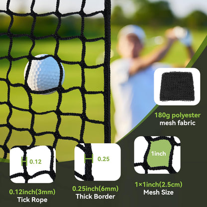 Golf Practice nets for Backyard 20x50ft Driving Real Golf Balls Nylon Netting, Golf Hitting Net for Garage Swing Training, Heavy Duty Sports Netting