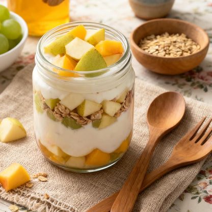16oz 6 Pack Overnight Oats Containers with Lids, Wide Mouth Mason Jars with Lids, Glass Jars with Airtight lid for Chia