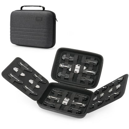 SQERO Knife Case for 40+ Pocket Knives, Display Collection Case, Folding Knife Holder, Butterfly Knives Storage Organizer, Knife Storage Items