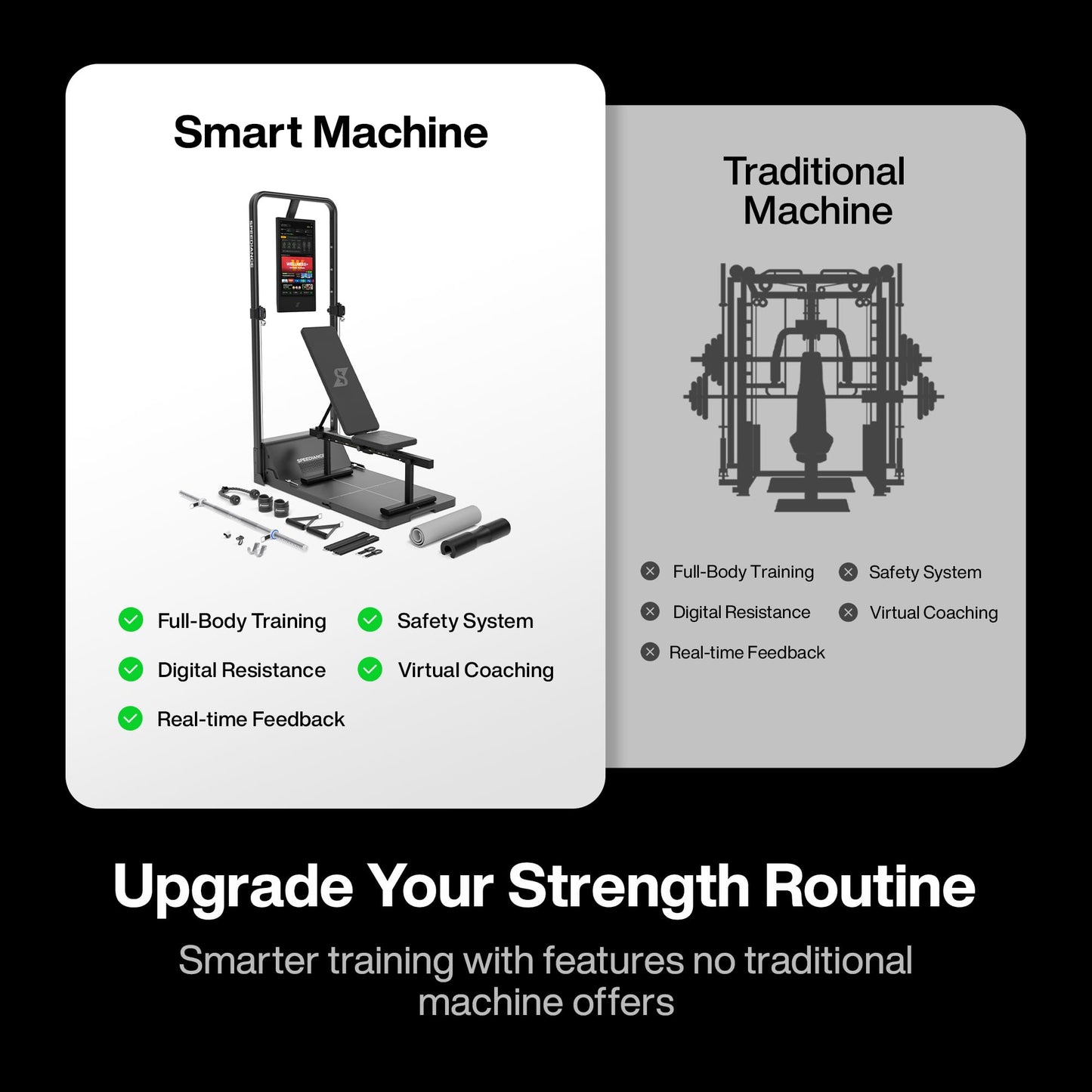 Gym Monster 2S, 2025 New Enhanced, Multi-Functional Home Machine for Full Body Strength Training, 260Lbs Digital Weight System, Smart AI-Powered, All-in-one Workout Station, Squat Rack