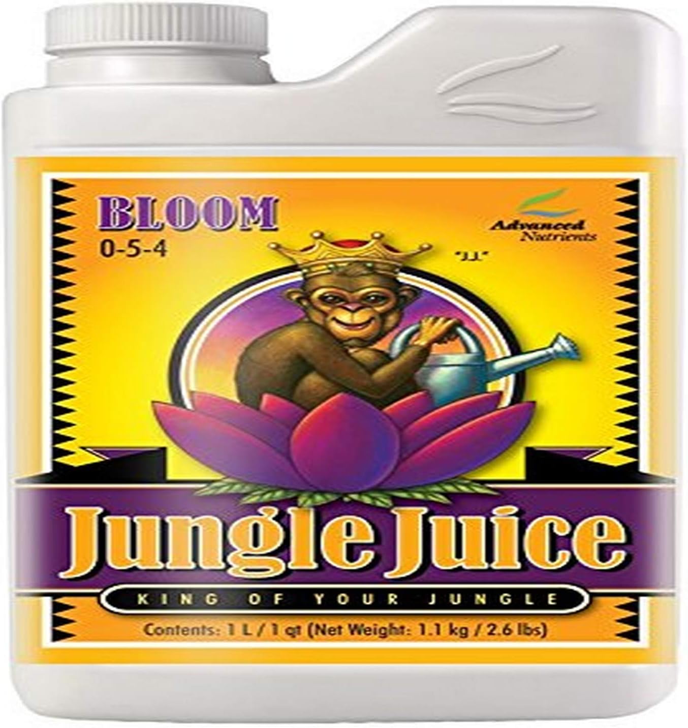 1-Liter Advanced Nutrients Jungle Juice Bloom Fertilizer