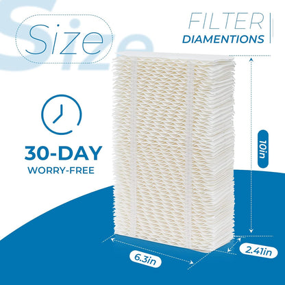 Pokin Humidifier Filter HDC411 for AIRCARE Essick Air, Replacement Wicking Filter (Upgraded Version) 4 Pack