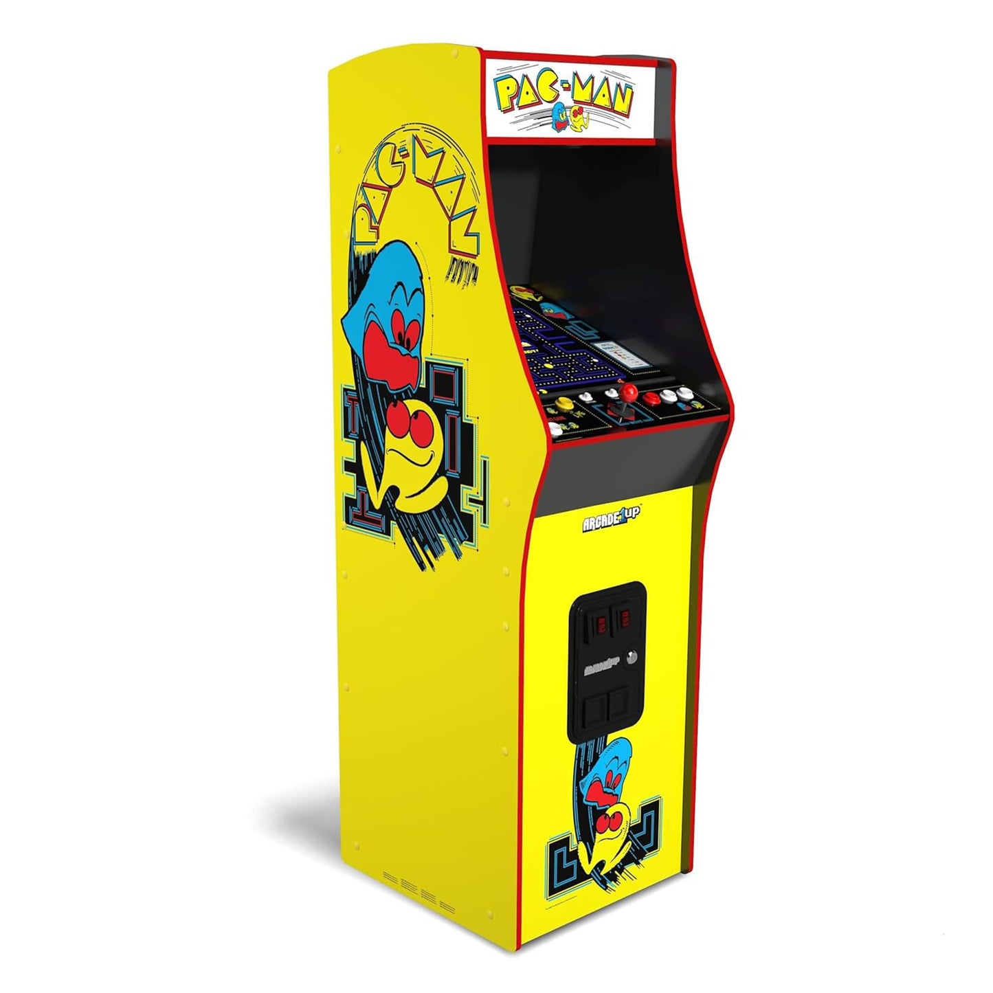 Arcade1Up PAC-Man Deluxe Arcade Machine for Home - 5 Feet Tall - 14 Classic Games